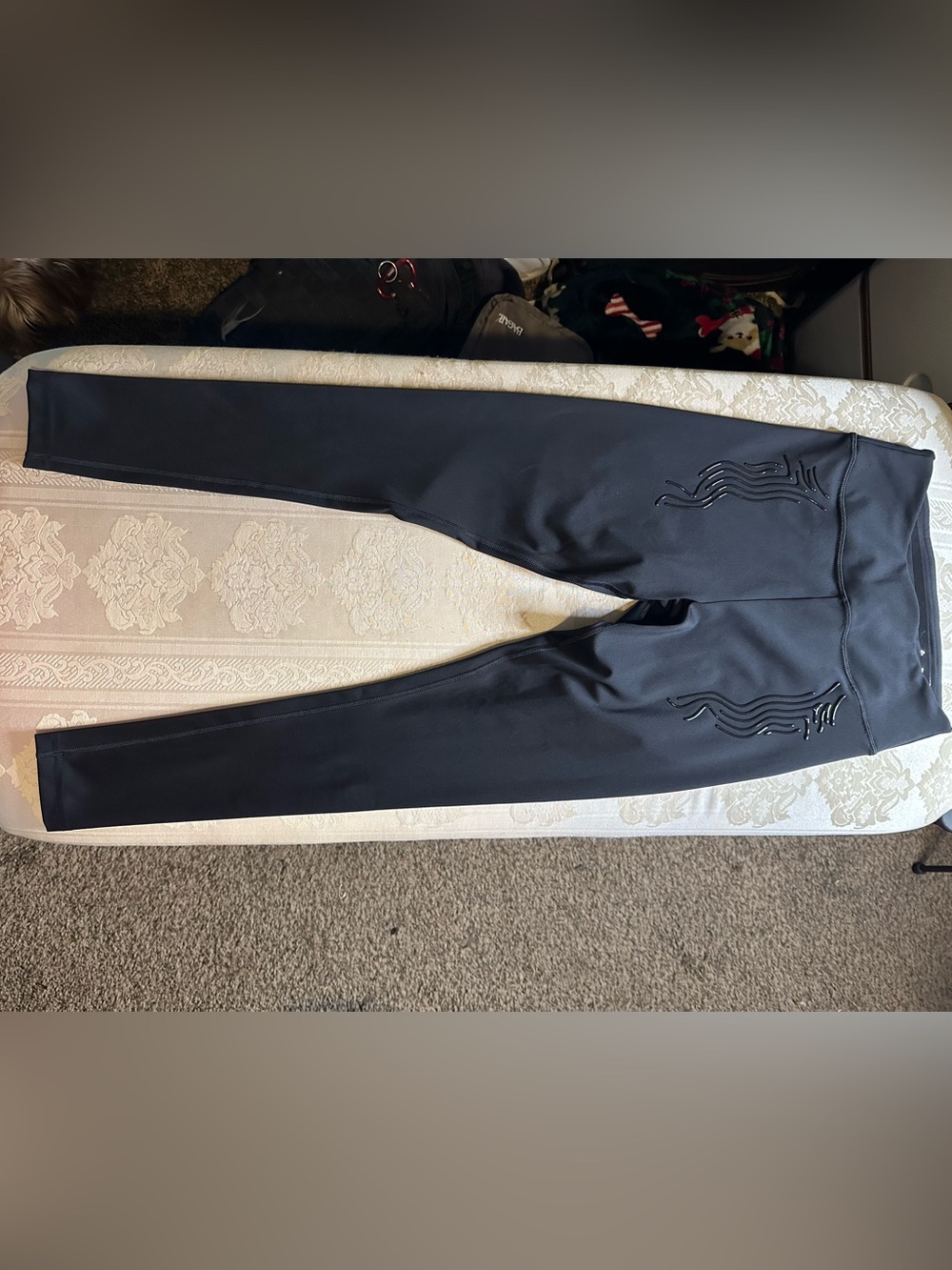 Gymshark Black High-Waist Performance Leggings with Branded Waist Tag